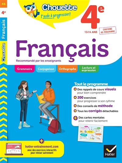 Français 4e - cahier de révision et d'entraînement (Broché)