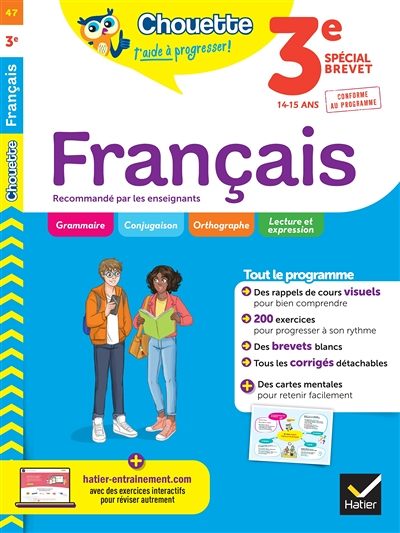 Français 3e - cahier de révision et d'entraînement (Broché)