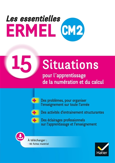 Les Essentielles ERMEL CM2 Éd. 2022 - 15 situations apprentissage numération et calcul (Broché)