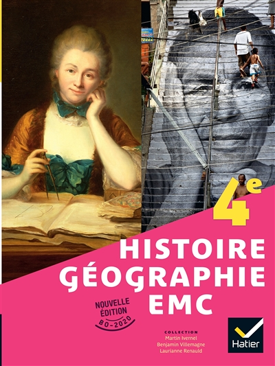 Histoire-Géographie-EMC 4e - Ed 2022 - Livre élève (Broché)