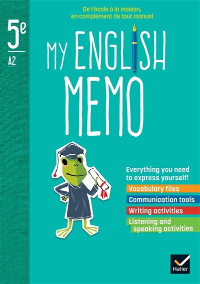 My English Memo - Anglais 5e- Éd. 2022 (Broché)