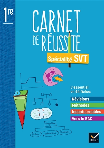 Mon carnet de réussite SVT 1re - Ed 2022 - Carnet élève (Broché)