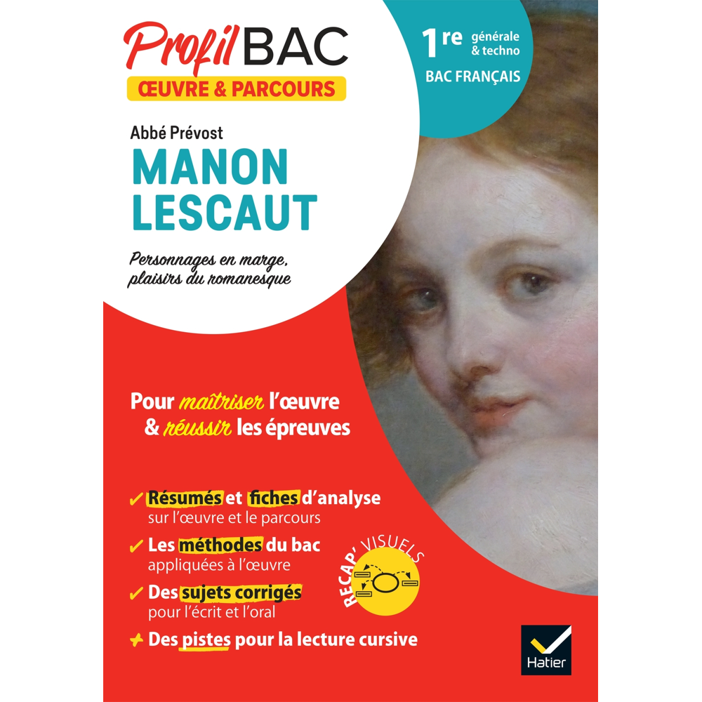 Profil - Abbé Prévost, Manon Lescaut (oeuvre au programme Bac de français 2024) (Broché)