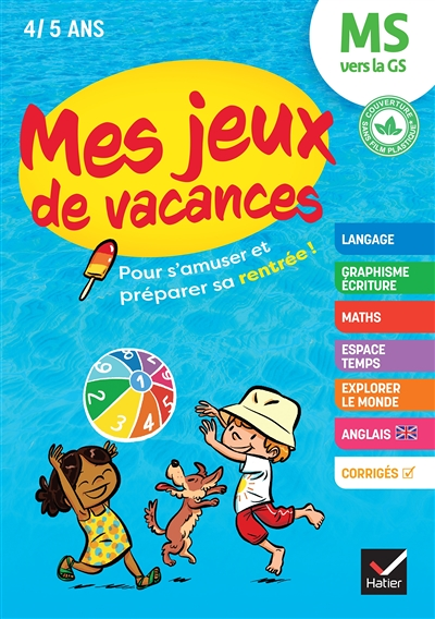 Mes jeux de vacances MS vers la GS- 2023 - pour s'amuser et préparer sa rentrée (Broché)