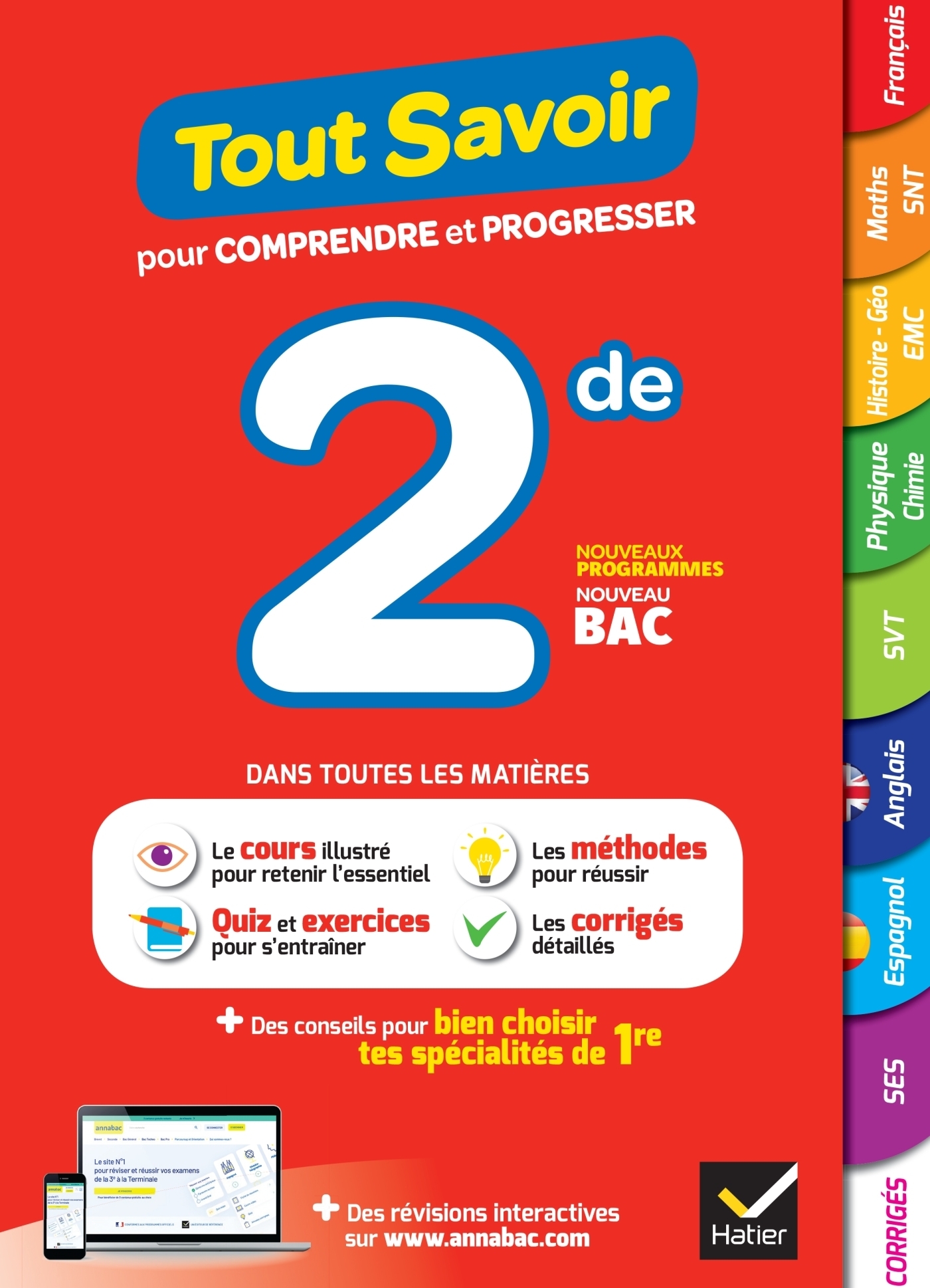 Tout savoir 2de 2023-2024 (toute les matières) - tout-en-un - Nouveau Bac (Relié)