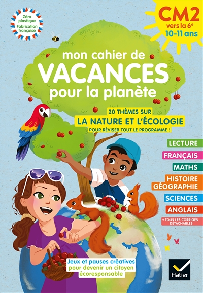 Mon cahier de Vacances pour la planète 2023 du CM2 à la 6e 10/11 ans (Broché)