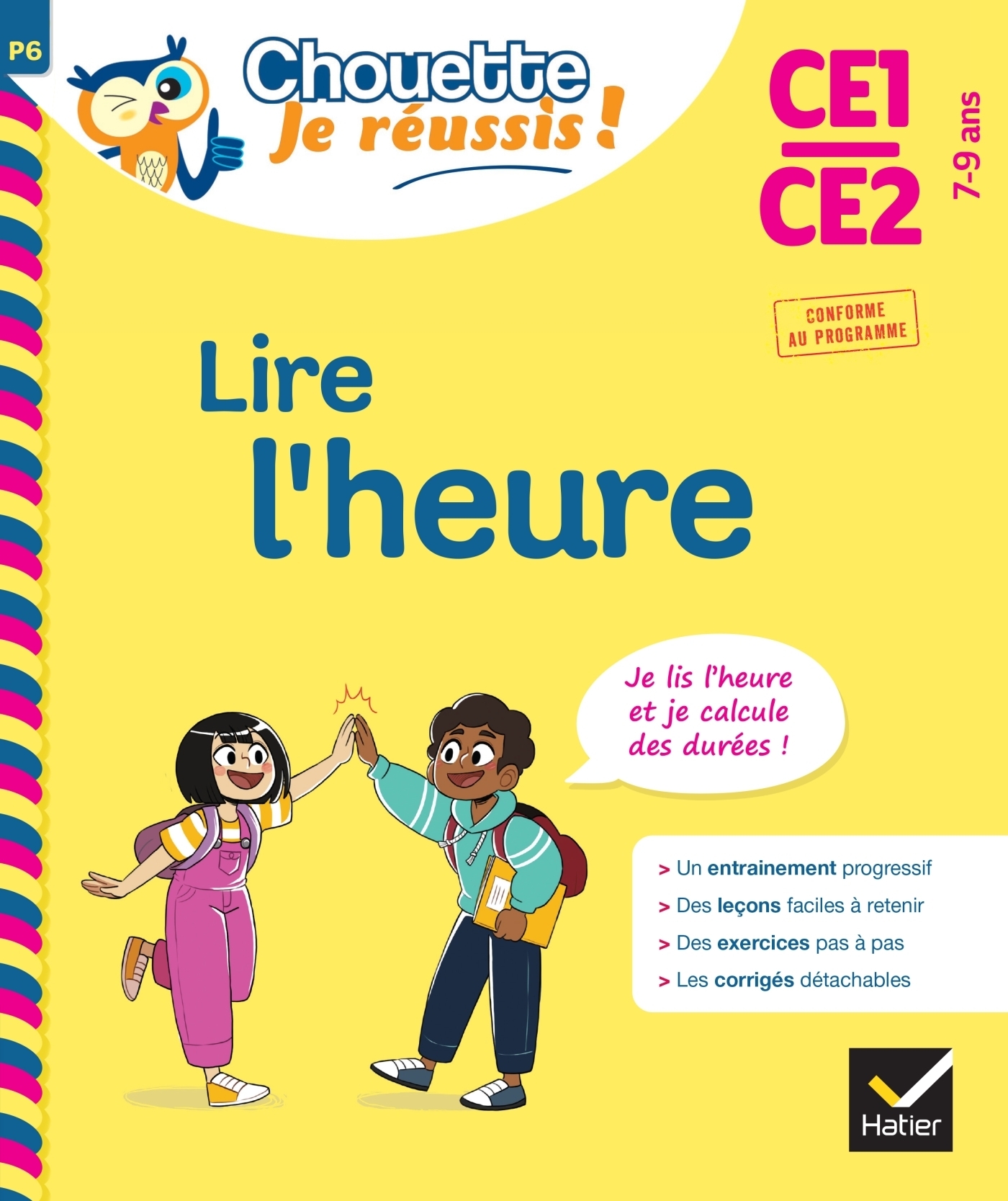 Lire l'heure CE1/CE2 7-9 ans (Broché)