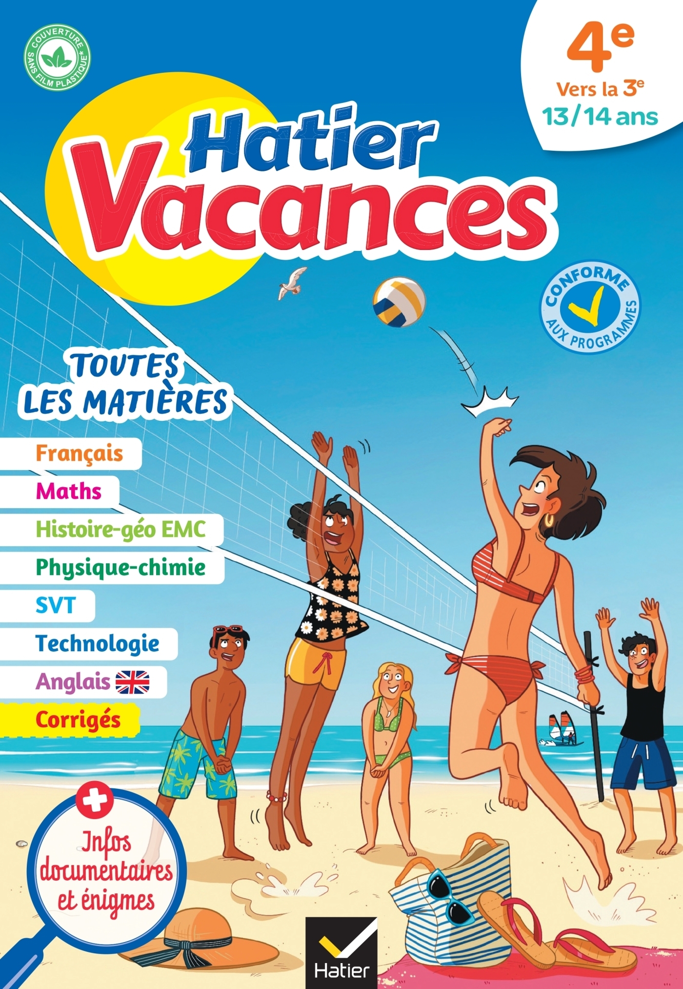 Cahier de vacances 2023 de la 4e vers la 3e - pour réviser son année dans toutes les matières (Broch