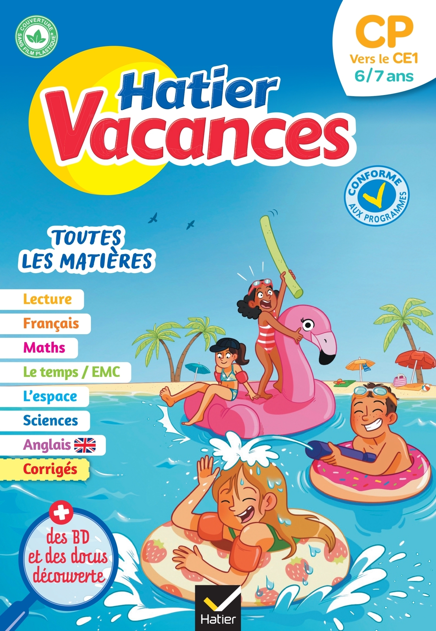 Cahier de vacances 2023 du CP vers le CE1 6/7 ans - pour réviser son année dans toutes les matières 