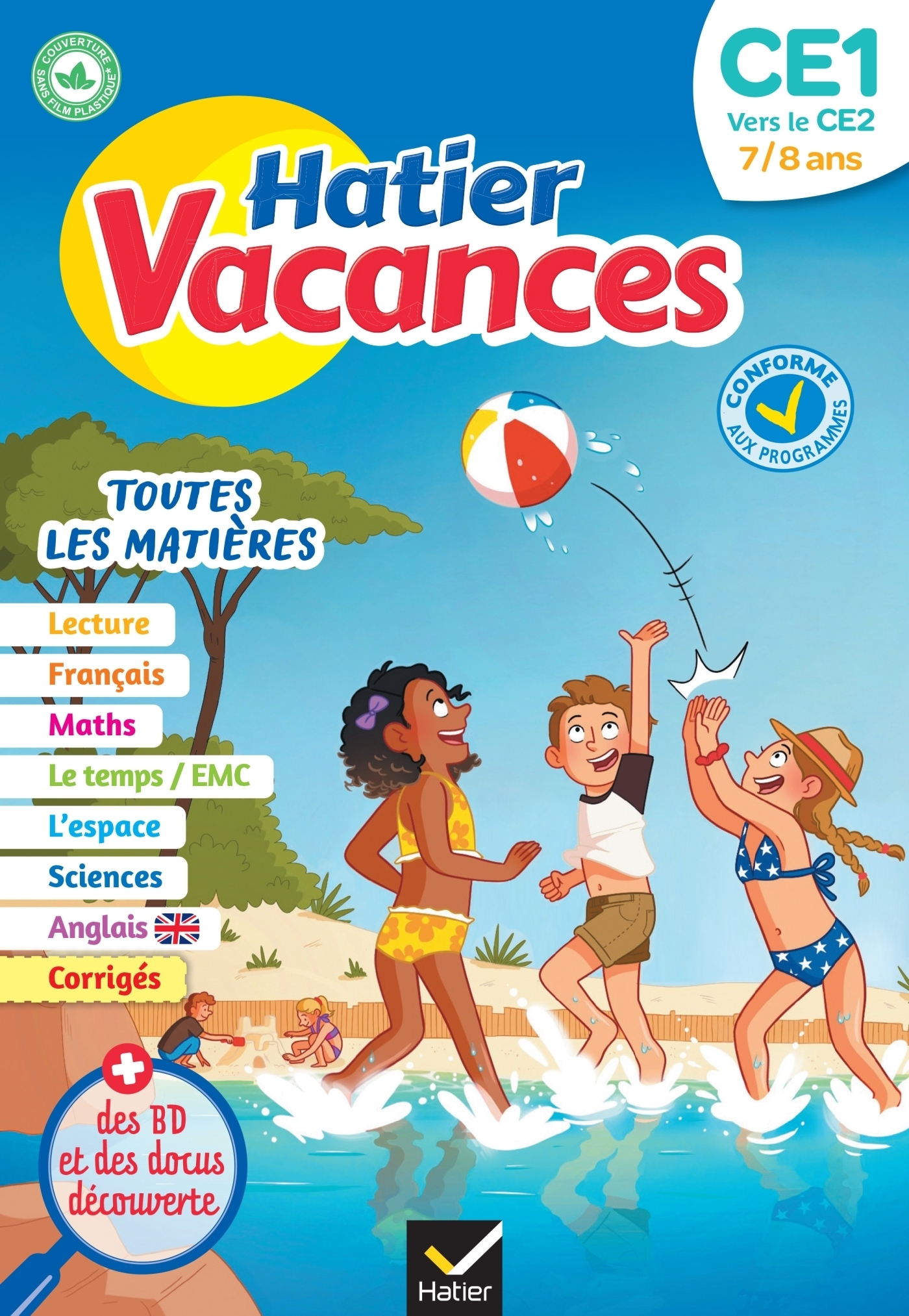 Cahier de vacances 2023 du CE1 vers le CE2 7/8 ans - pour réviser son année dans toutes les matières