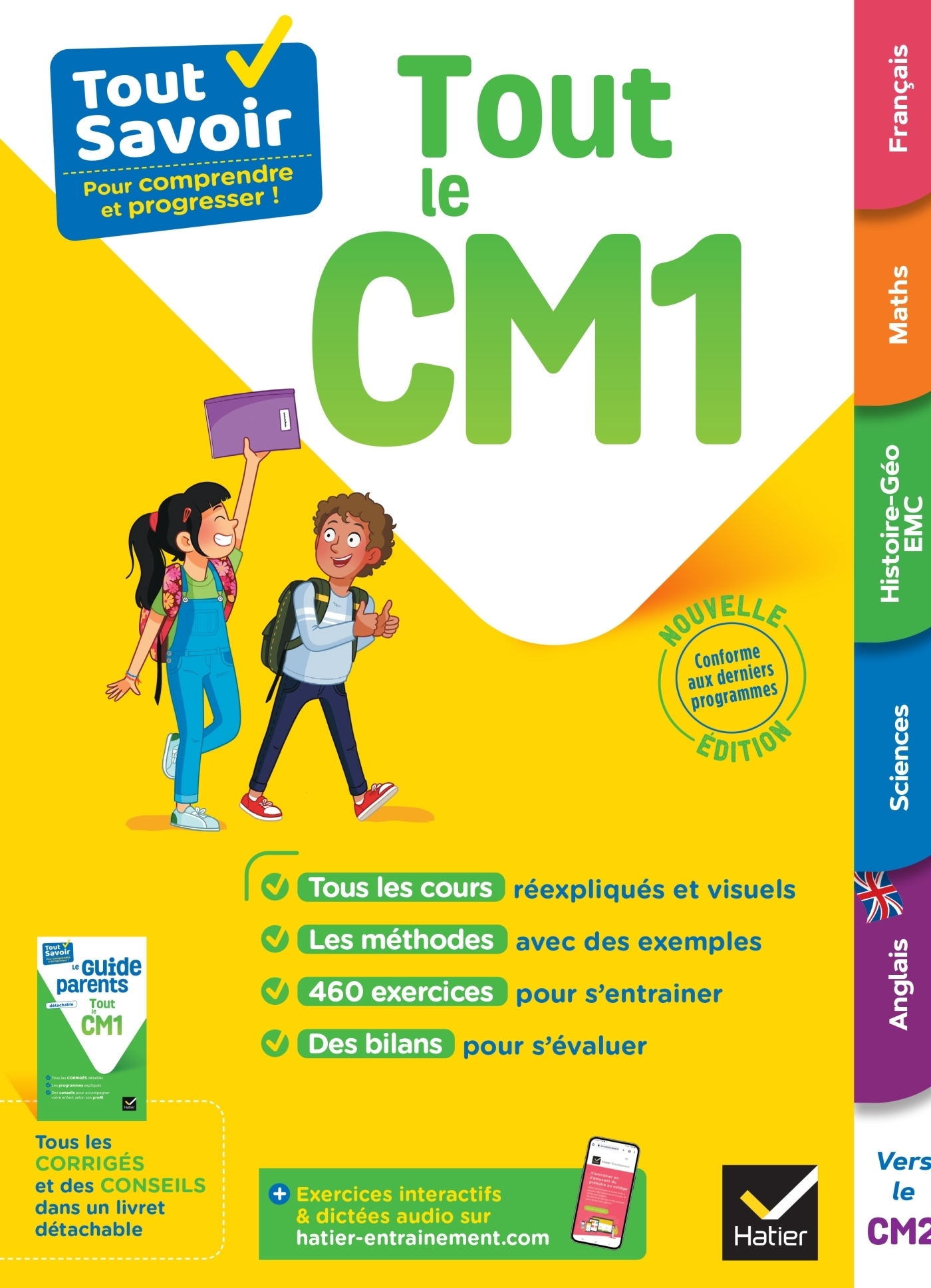 Tout Savoir CM1 - Tout-en-un - cours, méthodes et exercices dans toutes les matières (Relié)