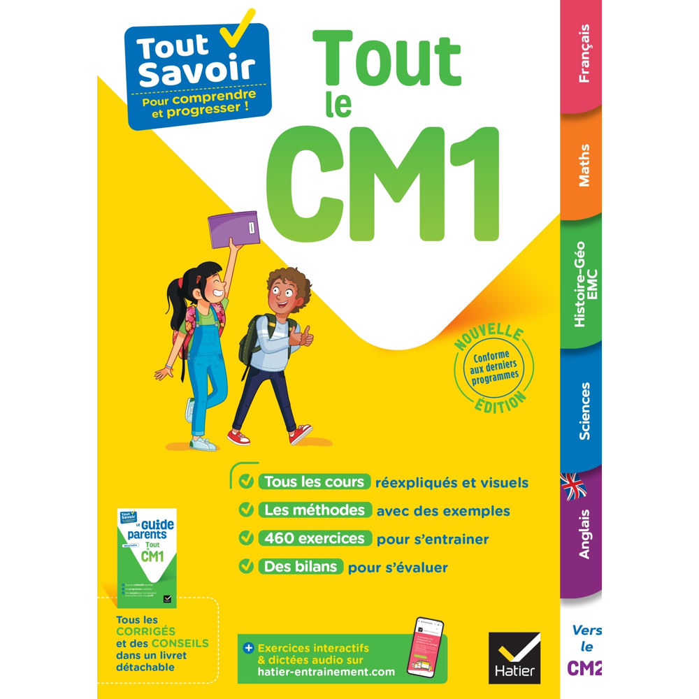 Tout Savoir CM1 - Tout-en-un - cours, méthodes et exercices dans toutes les matières (Relié)