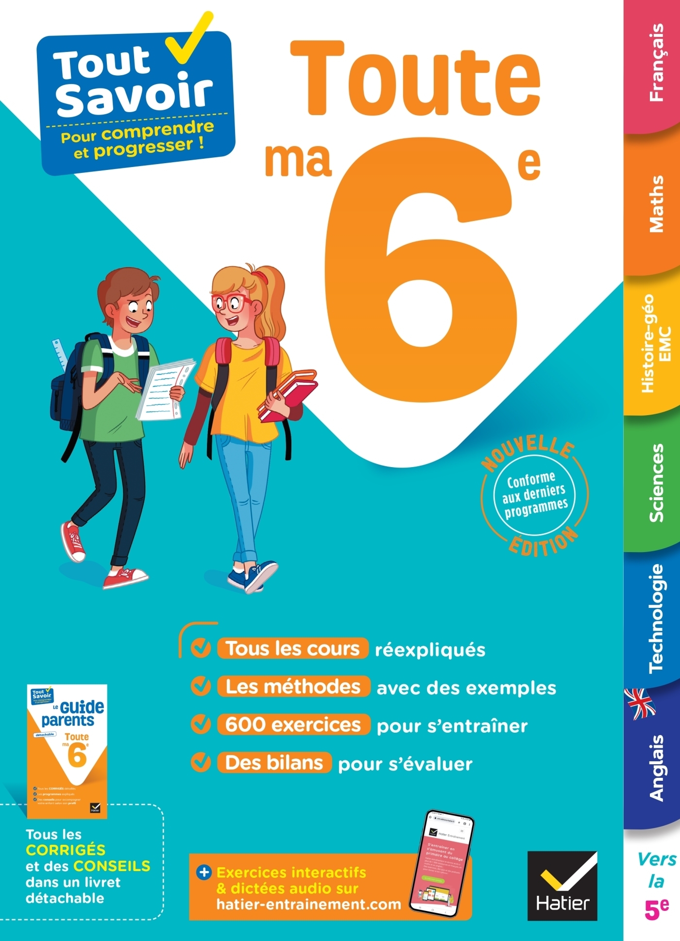 Tout savoir 6e - Tout en un - cours, méthodes et exercices dans toutes les matières (Broché)