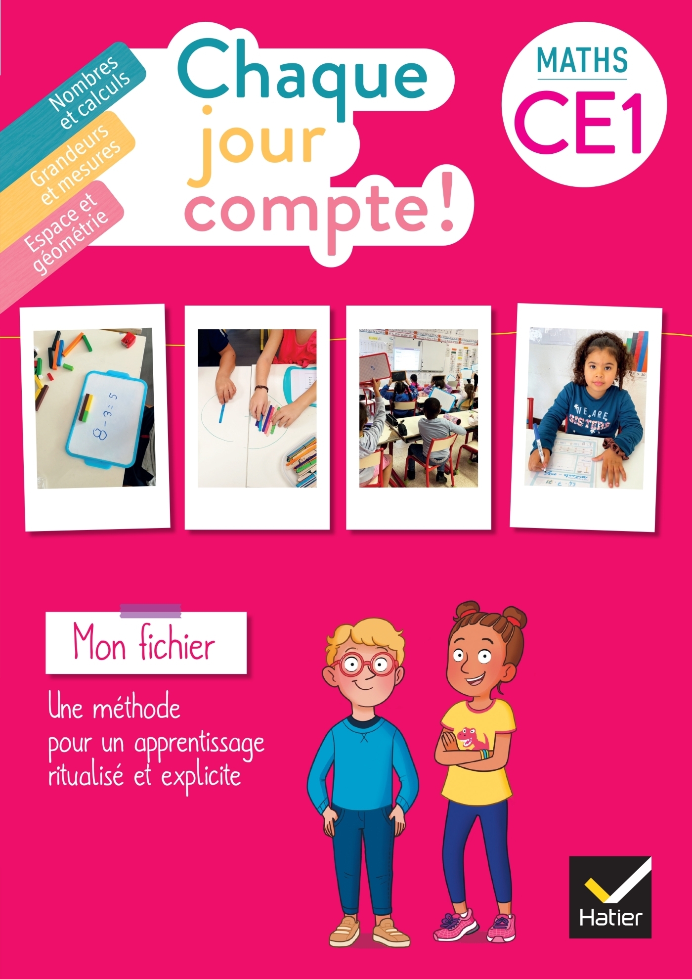 Chaque jour compte - Maths CE1 Ed. 2023 - Fichier de l'élève (Broché)