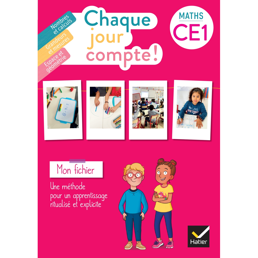 Chaque jour compte - Maths CE1 Ed. 2023 - Fichier de l'élève (Broché)