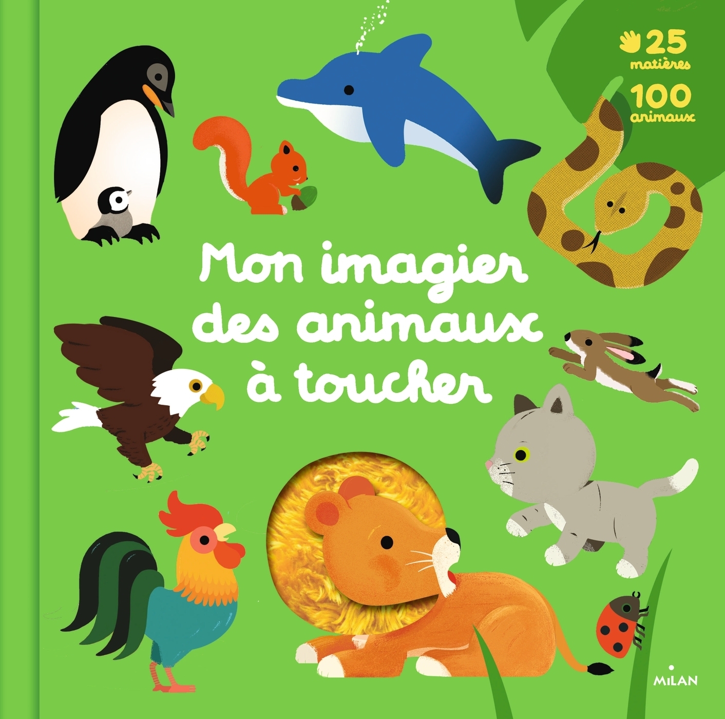 Mon grand imagier des animaux à toucher (Jeunesse)