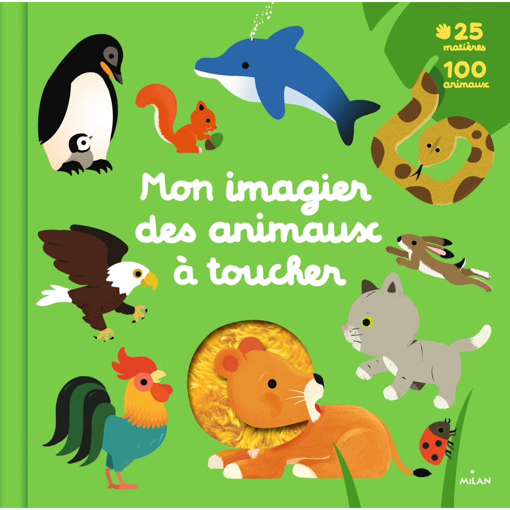 Mon grand imagier des animaux à toucher (Jeunesse)