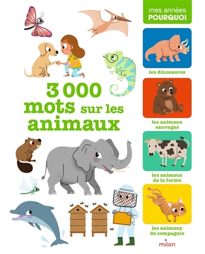 3 000 mots sur les animaux (Jeunesse)