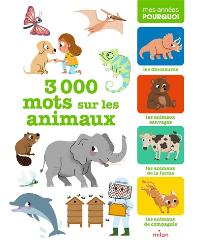 3 000 mots sur les animaux (Jeunesse)