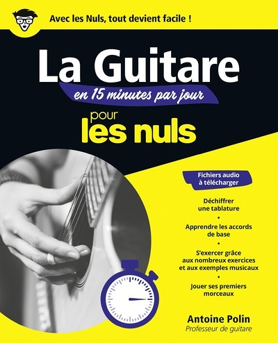 Apprendre la guitare en 15 minutes par jour Mégapoche Pour les Nuls (Spirale)