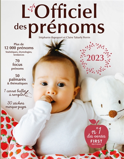 L'officiel des prénoms 2023 (Relié)