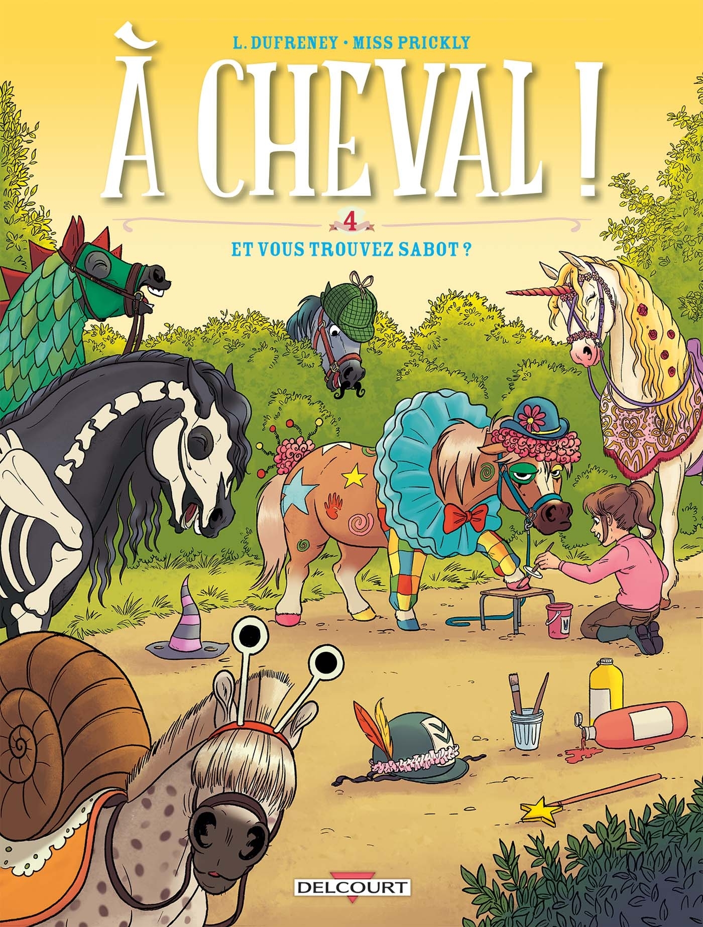 À cheval ! Tome 4 - Et vous trouvez sabot (BD)