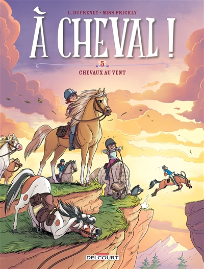 À cheval ! Tome 5 - Chevaux au vent (BD)