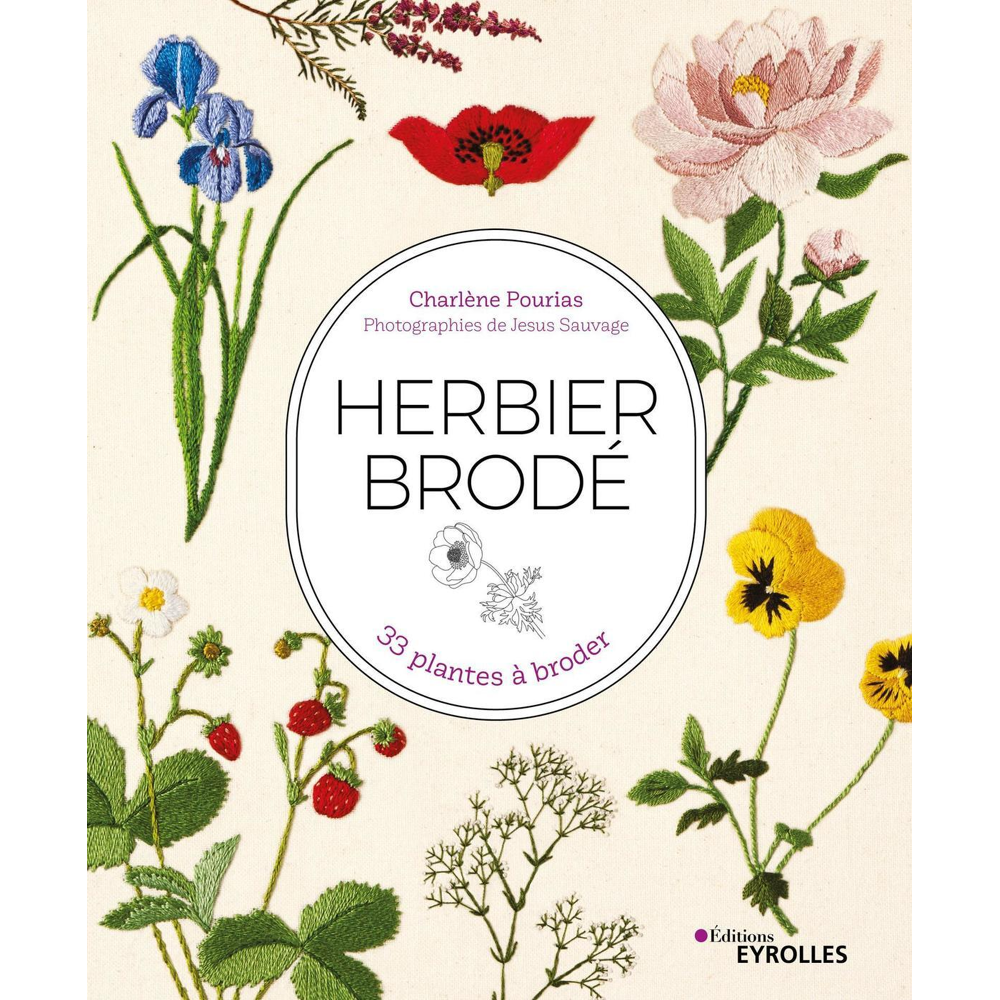 Herbier brodé - 33 plantes à broder (Broché)