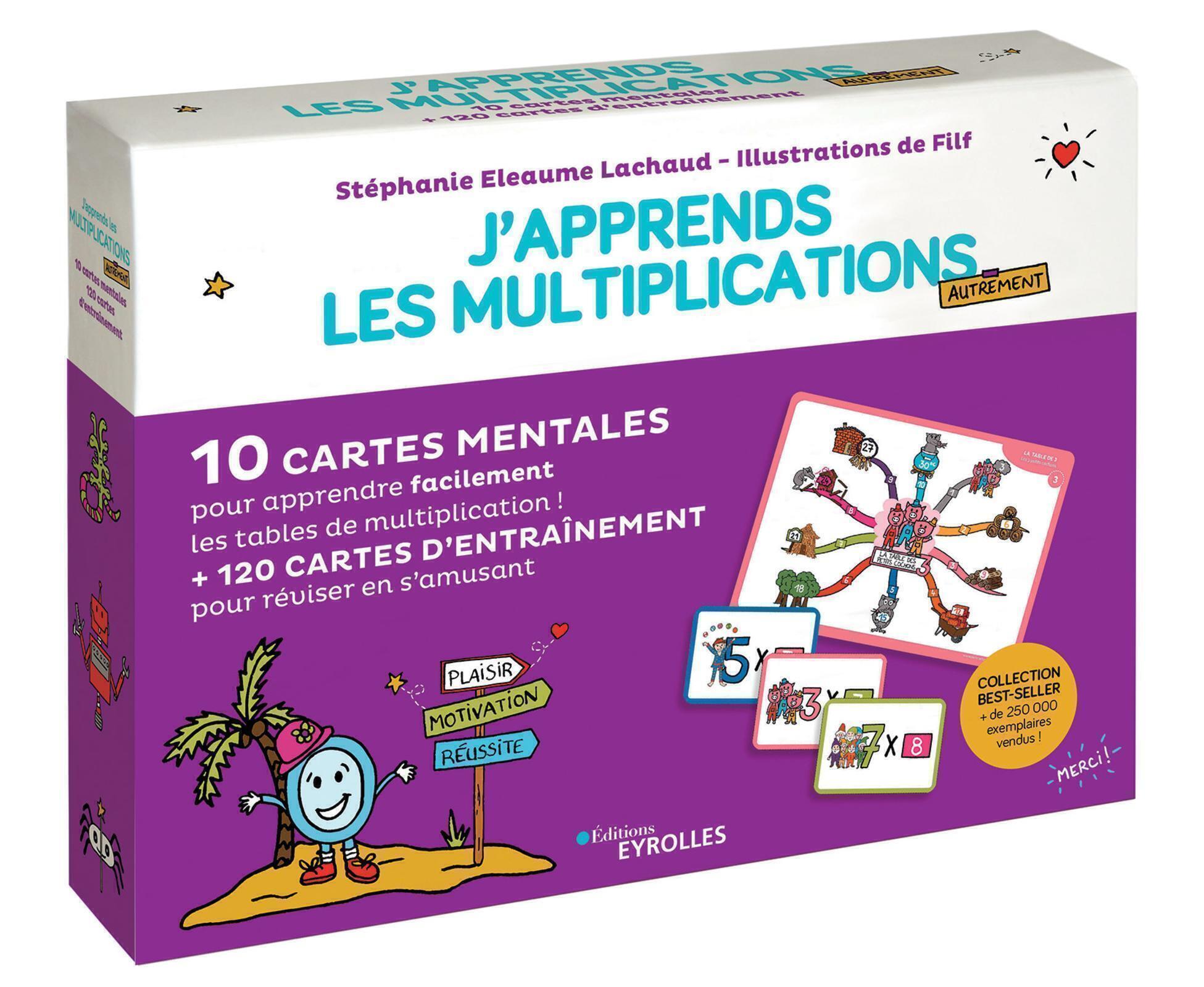 J'apprends les multiplications autrement (Coffret)