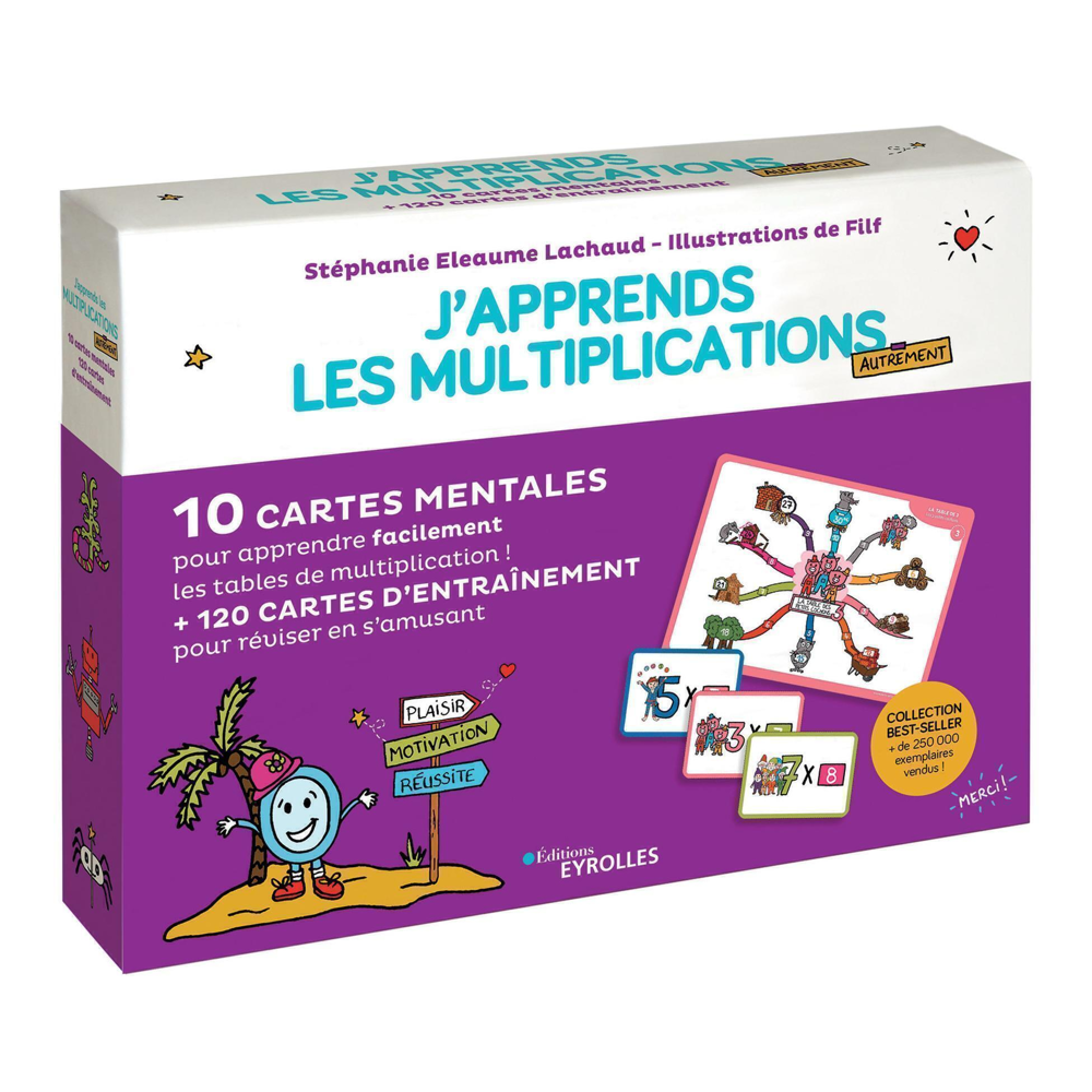 J'apprends les multiplications autrement (Coffret)