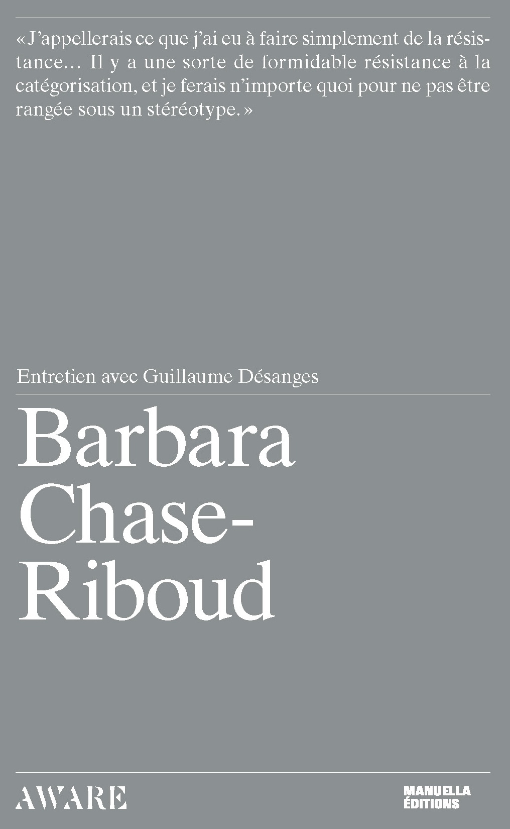 Barbara Chase-Riboud - Entretien avec Guillaume Désanges (Broché)