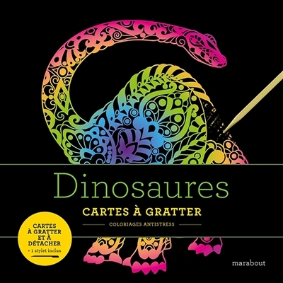 Livre à gratter : Dinosaures (Blister)