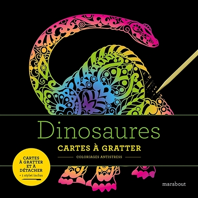 Livre à gratter : Dinosaures (Blister)