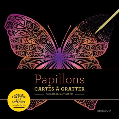Livre à gratter - Papillons (Broché)