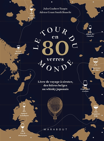 Tour du monde en 80 verres (Broché)
