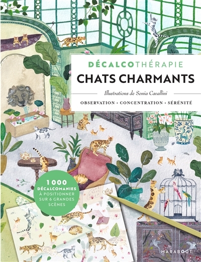 Décalcothérapie Chats charmants (Broché)
