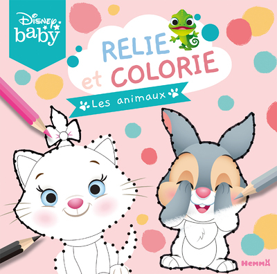 Disney Baby - Relie et colorie - Les animaux (Broché)