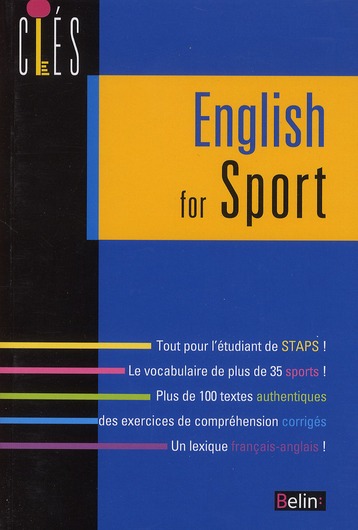 English for Sport (Broché)