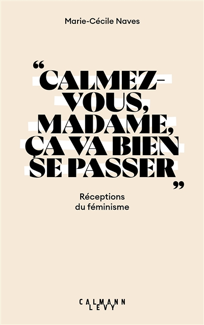 « Calmez-vous madame, ça va bien se passer » - Réceptions du féminisme (Broché)