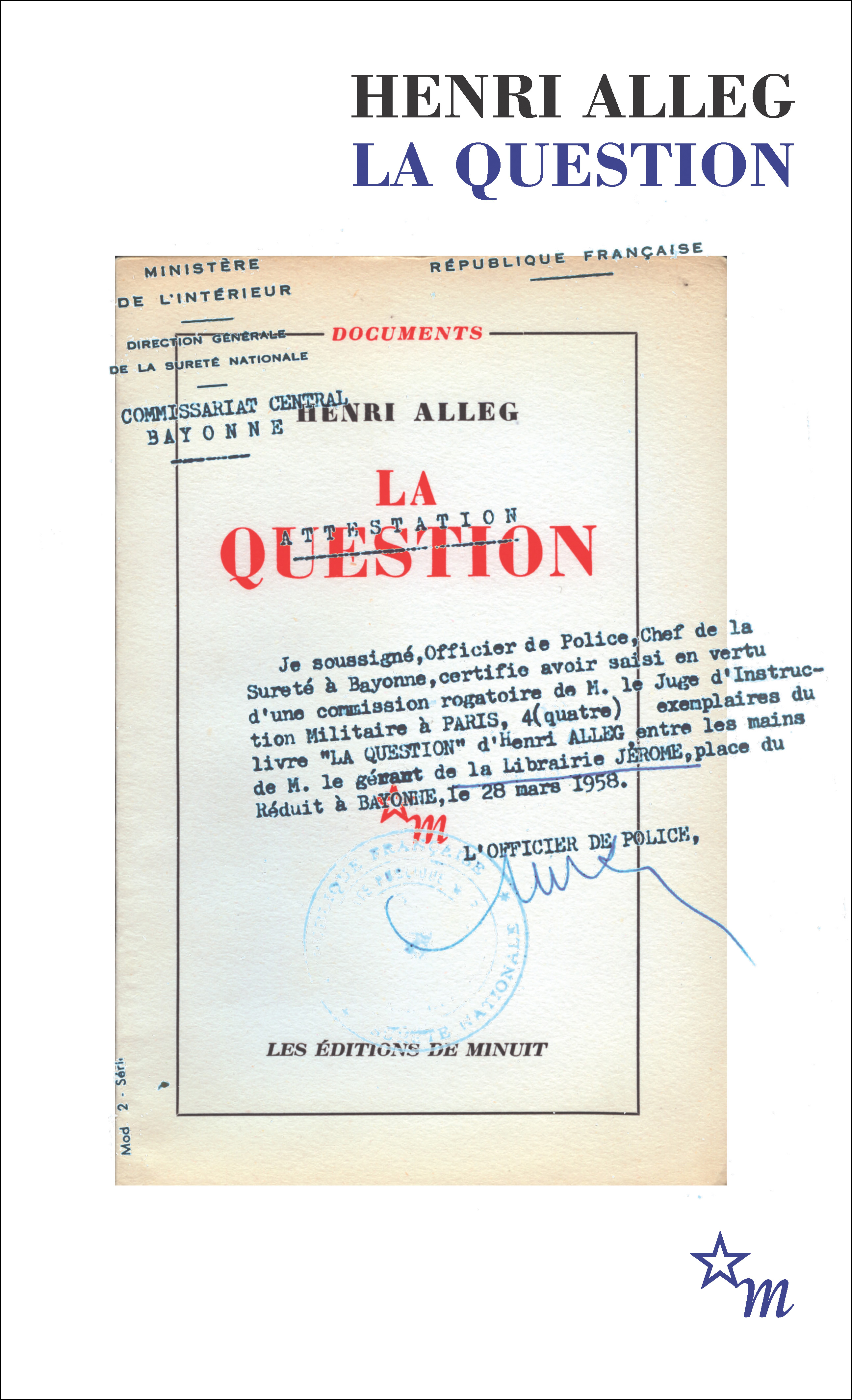 La question (Broché)