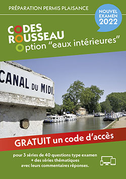 Codes Rousseau - Code Permis Plaisance Option Eaux Intérieures (Broché)