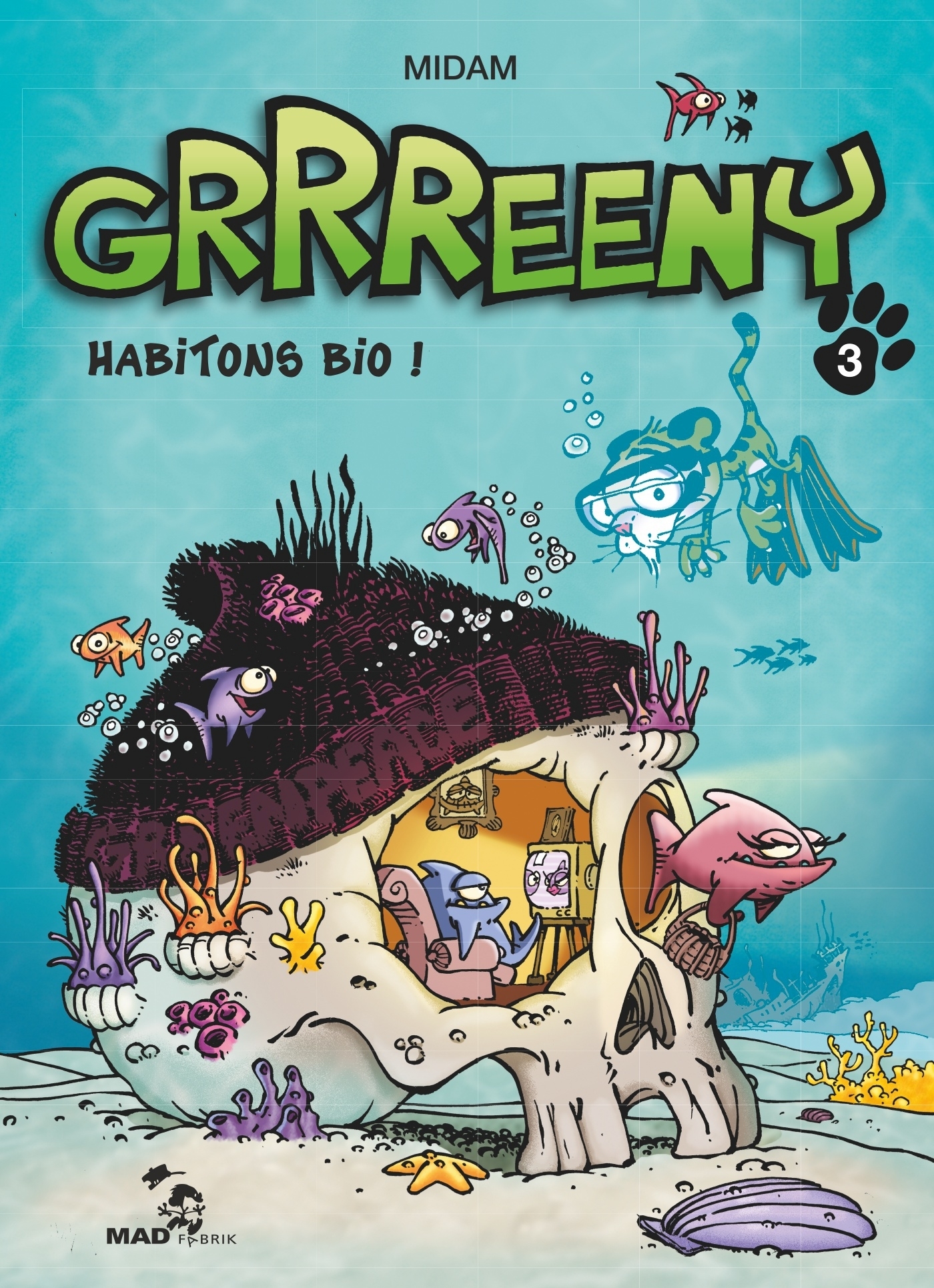 Grrreeny - Tome 3 - Habitons bio ! (BD)