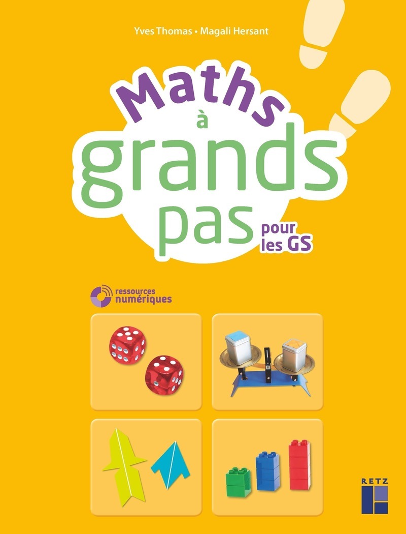 Maths à grand pas pour les GS + CD ROM + téléchargement NE (Broché)
