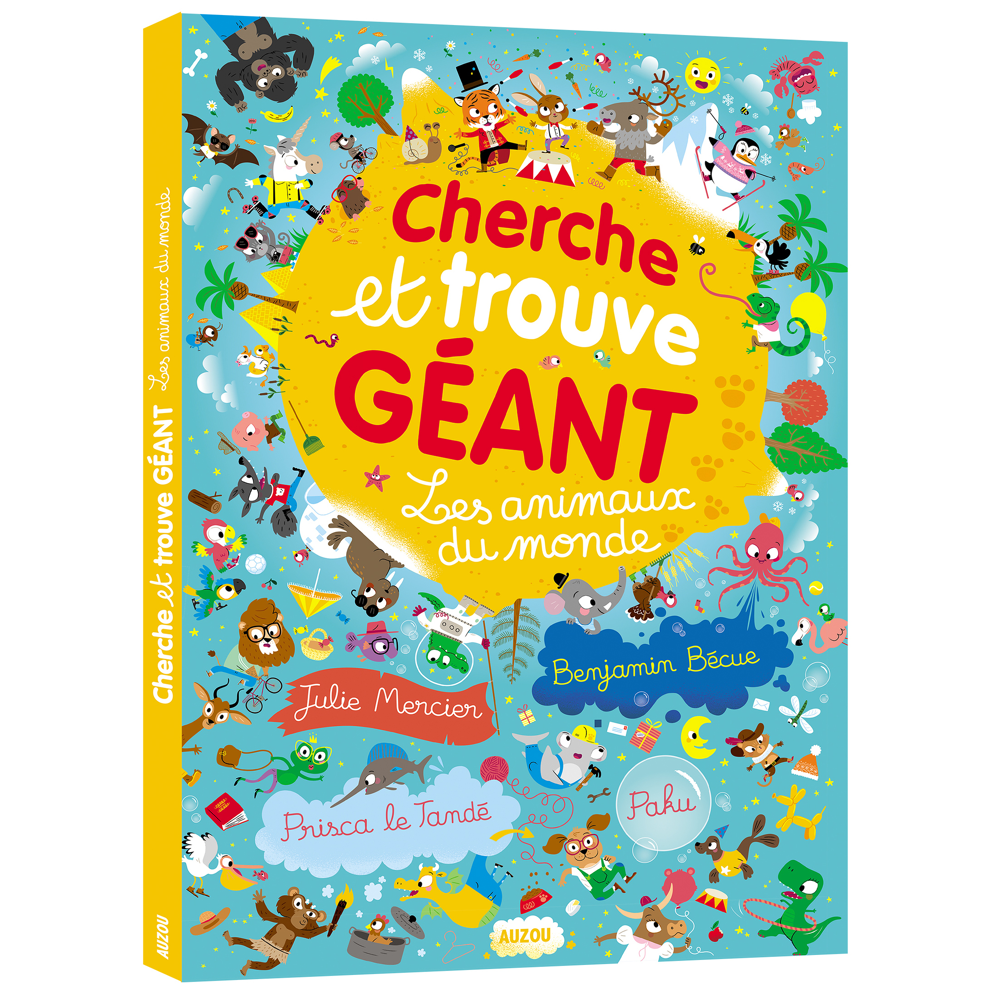 CHERCHE ET TROUVE GÉANT - LES ANIMAUX DU MONDE (Jeunesse)