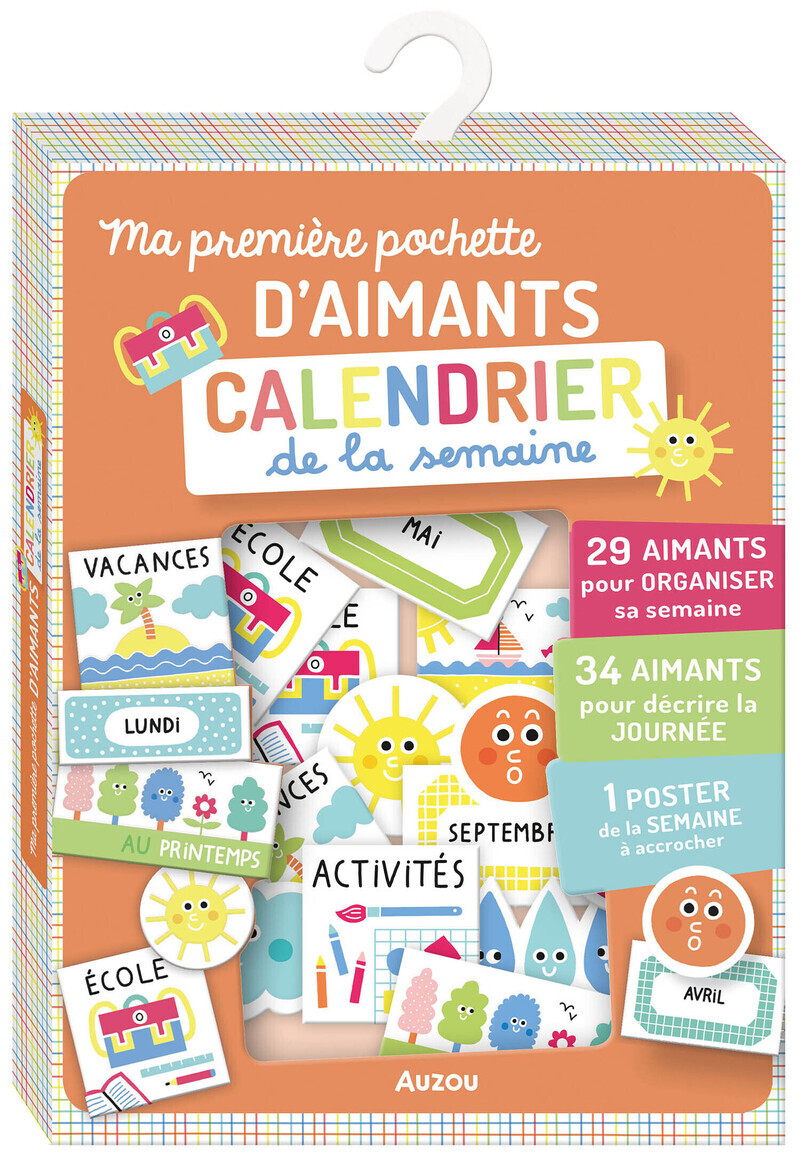 Ma premiere pochette d'aimants calendrier de la semaine (Jeunesse)
