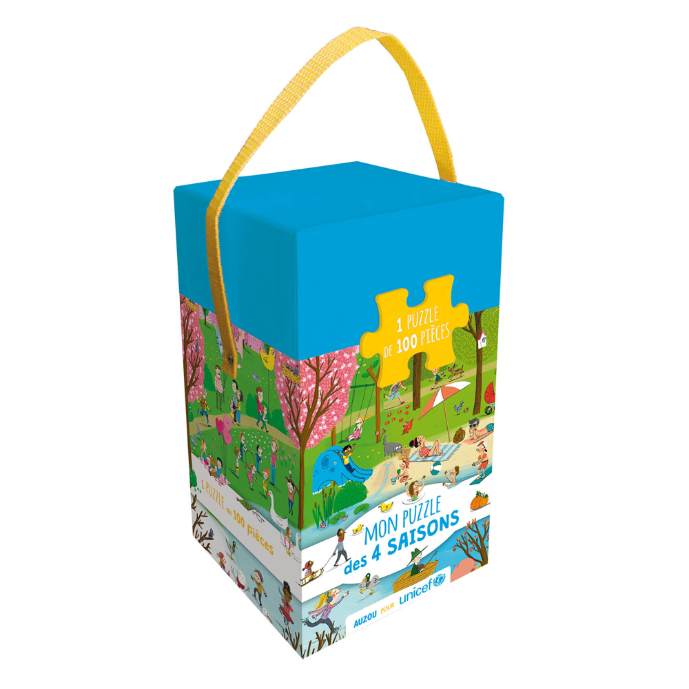 MON PUZZLE DES 4 SAISONS AVEC UNICEF (Coffret)