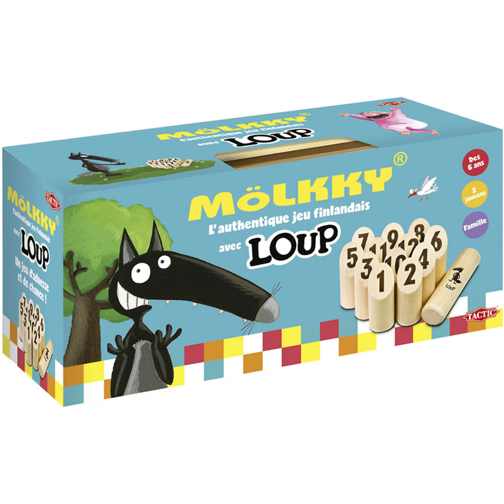 Le mölkky loup (Coffret)