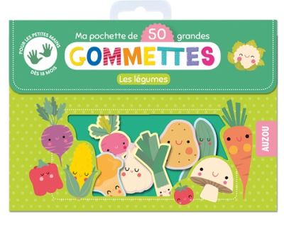 Ma pochette de 50 grandes gommettes - les legumes (Jeunesse)