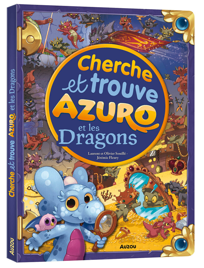 CHERCHE ET TROUVE GÉANT - AZURO - CHERCHE ET TROUVE - AZURO ET LES DRAGONS (Jeunesse)
