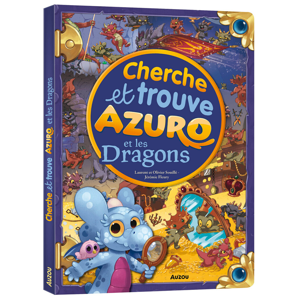 CHERCHE ET TROUVE GÉANT - AZURO - CHERCHE ET TROUVE - AZURO ET LES DRAGONS (Jeunesse)
